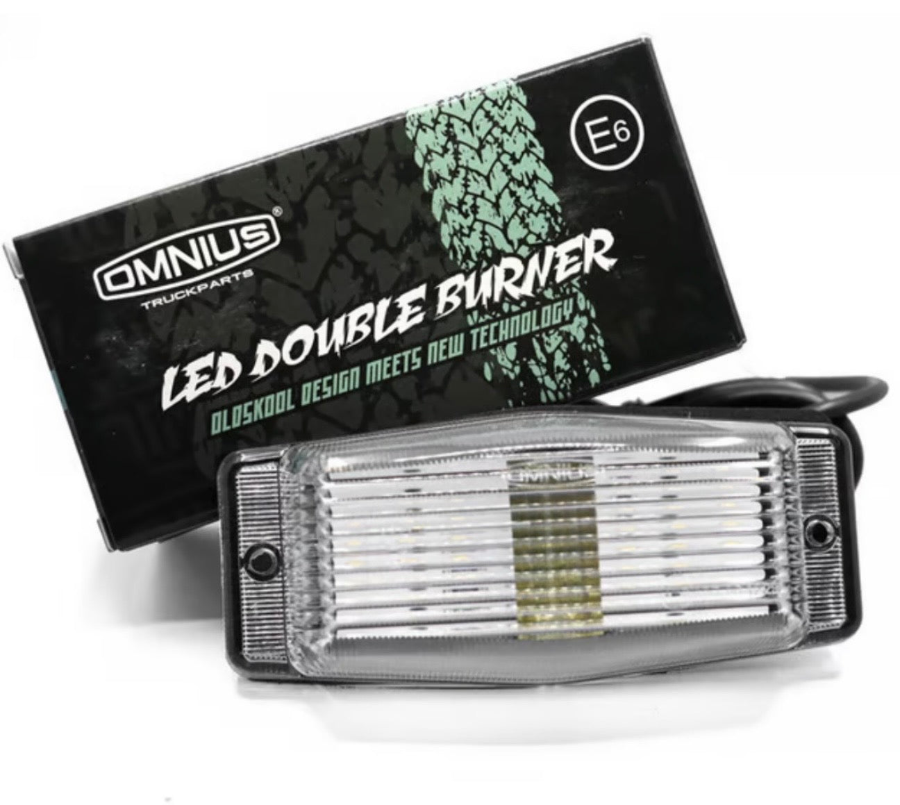 Piloto Omnius Double Burner LED Blanco